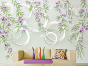 現(xiàn)代簡(jiǎn)約立體花簾背景墻 定義空間美學(xué)的紡織藝術(shù)